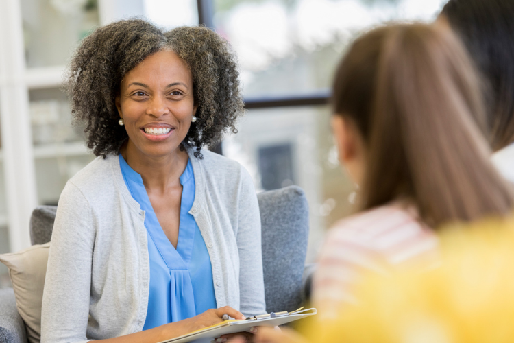 school counselor stock image