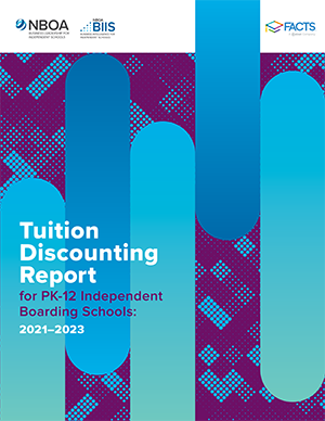 Cover of Tuition Discounting Report 2021-2023 Boarding Data Only